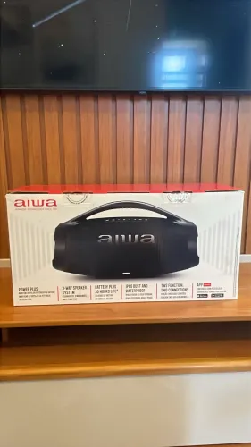 Boombox Plus AIWA 200w lacrada garantia de 1 ano 