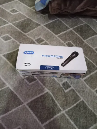 Microfone com fio profissional knup m001