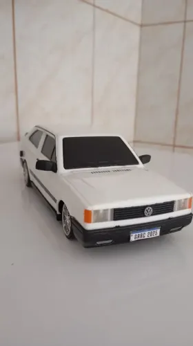 gol quadrado miniatura de controle remoto semiartesanal 1/24