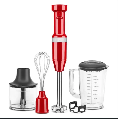 Mixer de Mão com Acessórios e Velocidade Variável KitchenAid Empire Red - KEB54AV
