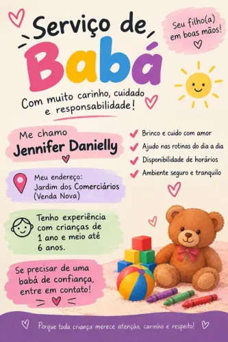 Serviço de babá