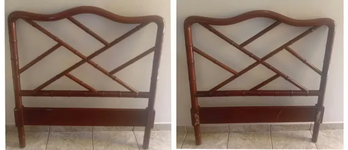 Cama Solteiro Mogno com colchão