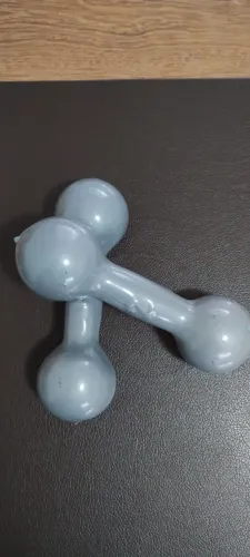 2 Halteres emborrachado de 2 kilos cada um.