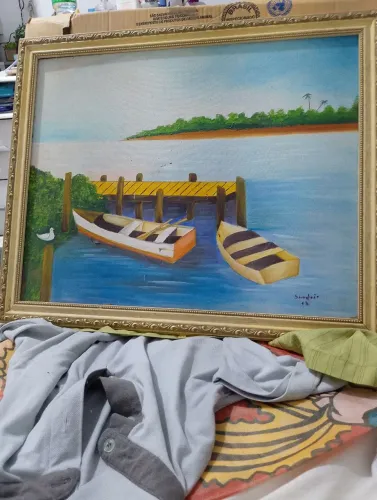 Quadro pintura à óleo