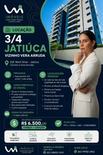 Apartamento para locação no MONT SINAI, JATIÚCA, Maceió, AL