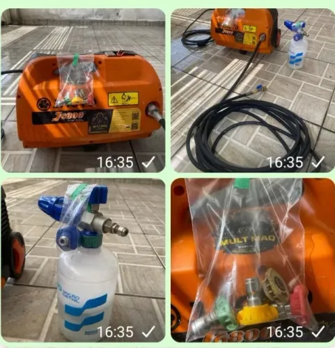 Lavadora Jacto J6800 kit com snow e mangueira 10m