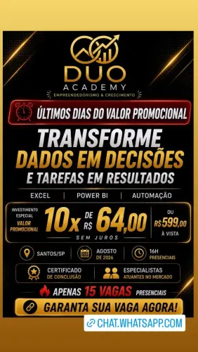 Curso Excel Power Bi e Automaç?o