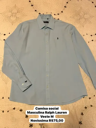 Camisa social masculina