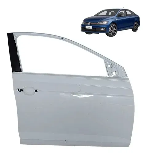 Porta Vw Virtus 2018 A 2020 Dianteira Direita Detalhe Dianteira Direito Branco