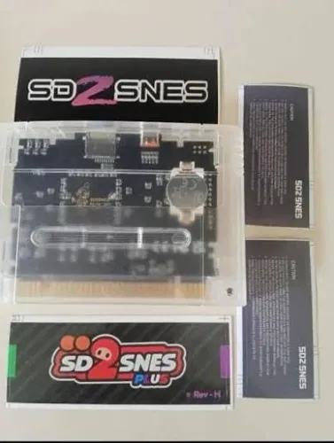 Cartucho SD2SNES Completo com Estojo