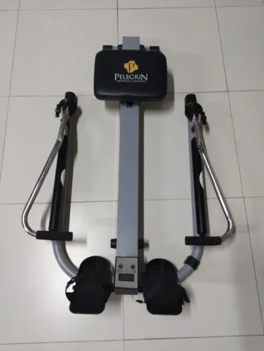 Simulador de Remo Pelegrin PEL-FIT36 Preto e Cinza