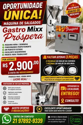 Gastromixx Máquina de Salgados