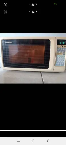 Microondas Panasonic 34 litros 127 V. Com Grill funcionando perfeitamente