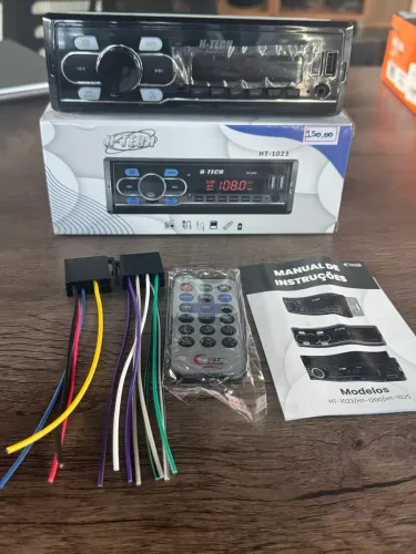 Auto radio 2 usb sd Bluetooth auxiliar controle e na promoção só 99,99