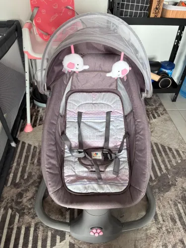 Cadeira De Balanço Bebê Mastela Automática C/ Bluetooth