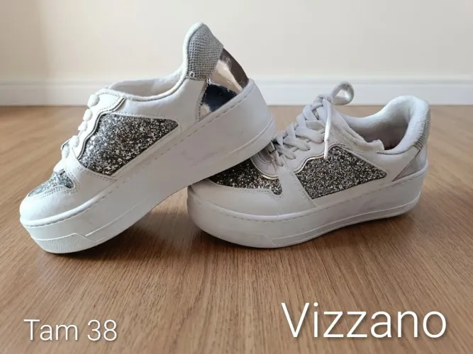TÊNIS FEMININO VIZZANO PLATAFORMA BRANCO 38