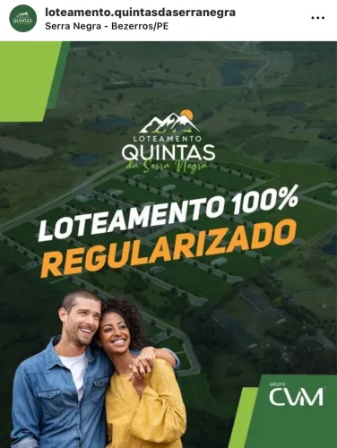 Terreno com vista para a reserva florestal de Serra Negra
