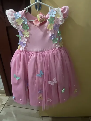 Vestido jardim das borboletas