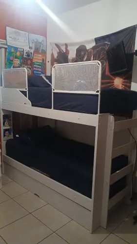 Vendo triliche com as proteções laterais (parte de cima)