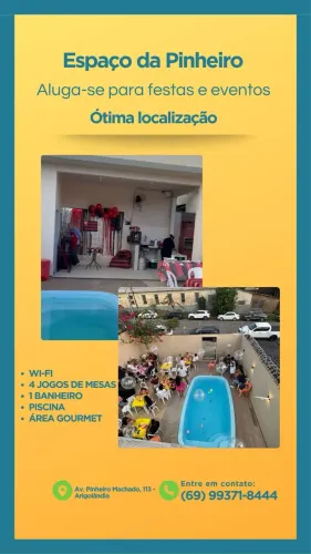 Alugo espaço/clube para eventos 