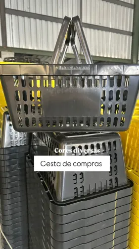 Cesta de plástico 