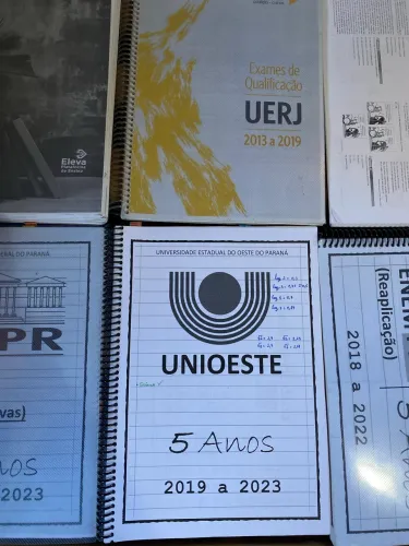 Kit 5 Apostilas vestibulares