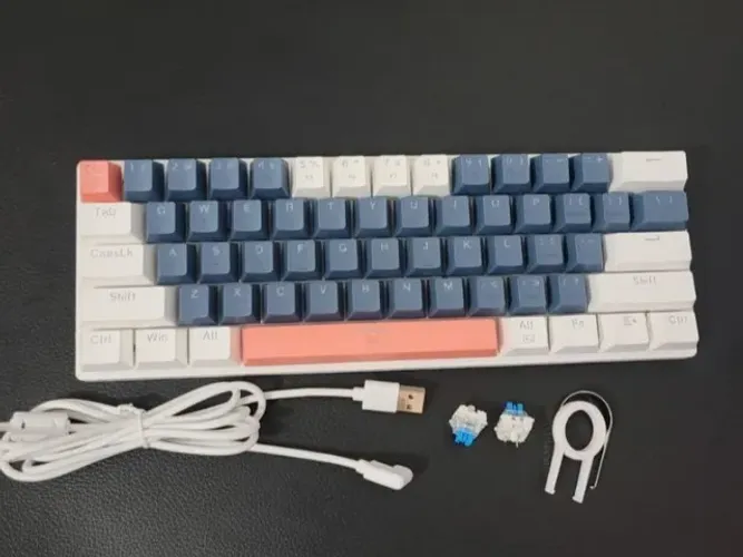 Teclado Mecanico Machenike K500 B61 60% Switch Red Novos Lacrados - Promoção !