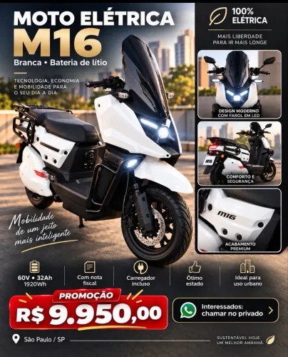 Moto elétrica 1000w Modelo M16