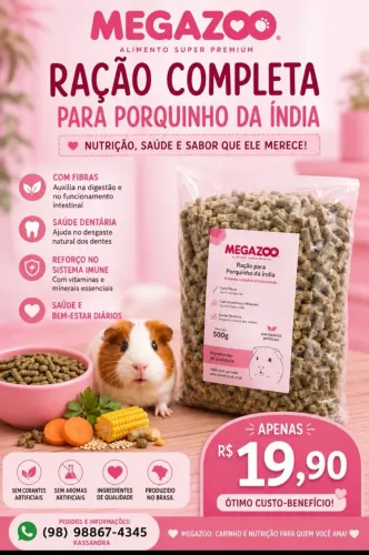 VENDO RAÇÃO MEGAZOO