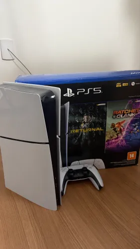 Ps5 Slim Digital Seminovo na caixa