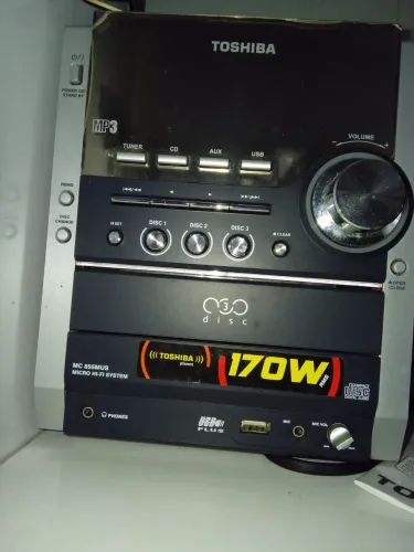 Micro system Toshiba, Raridade! Usb,Mp3 etc ..
