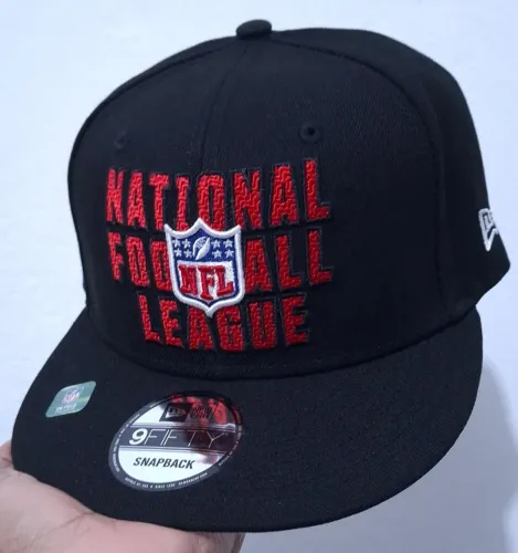 Boné Original New Era NFL Draft Snapback - Preto