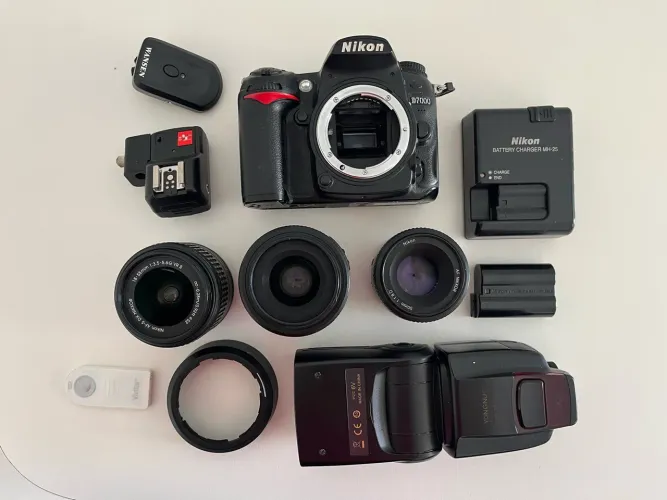 Kit câmera fotográfica completa