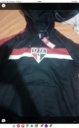 MOLETOM RETRÔ SÃO PAULO FUTEBOL CLUBE