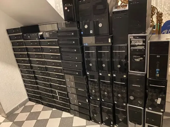 lote com 74 cpus corporativas hp e dell i5 com memoria e hd
