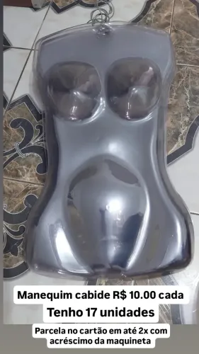 Cabides manequim de plástico