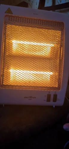 Aquecedor De Ambiente Britânia Halógeno Ab800b 127v Branco
