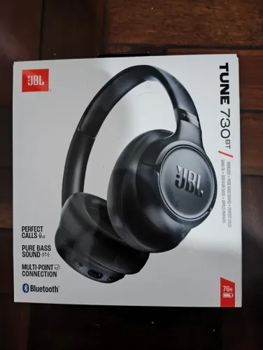 Headphone Fone de Ouvido JBL Tune 730 Bluetooth Over-Ear Preto