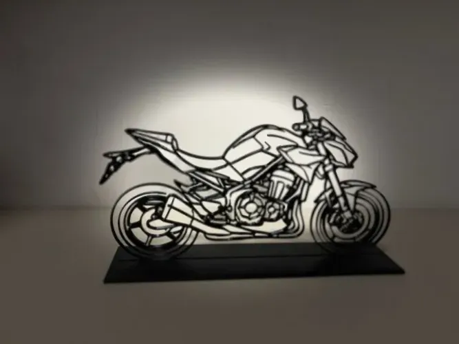Escultura Moto Kawasaki Z900