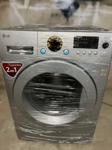 Lava e seca LG prata