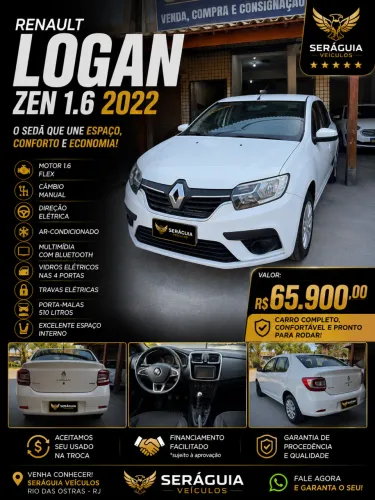 Renault Logan Zen Flex 1.6 16V 4P Mec. 2022