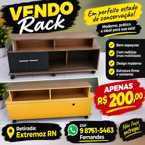 Vendo Rack em perfeito estado de conservação