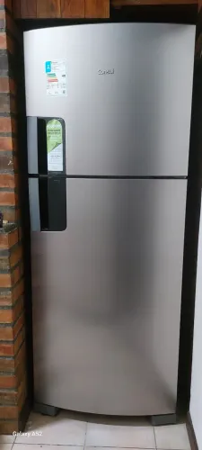 REFRIGERADOR CONSUL FROST FREE ACABAMENTO INOX 410 L - NOVO SEM USO