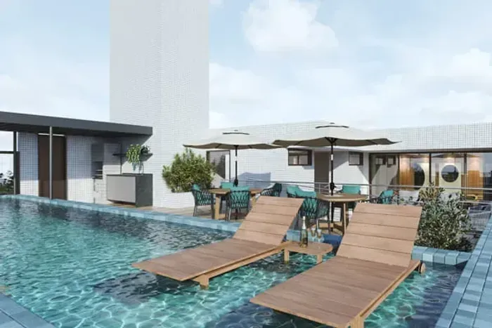 Apartamento Jardim Cidade Universitária, 85,54m² 3Quartos, 1Suíte, Varanda C/01 Vaga