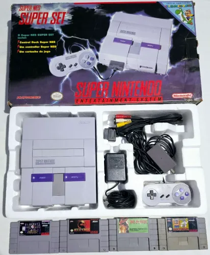 Vendo super nintendo na caixa