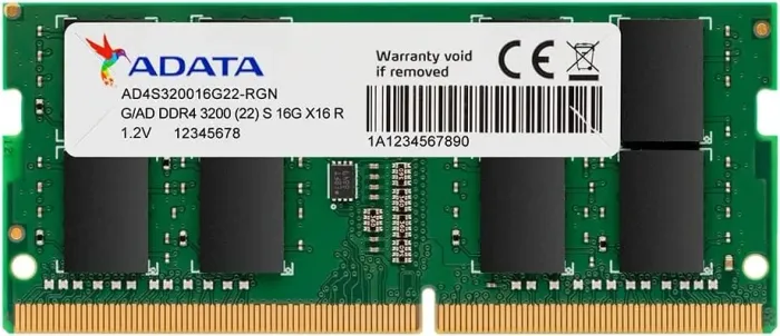 Memória Ram Ddr4 Adata 16gb 3200mhz Ad4s320016g22sg Notebook Lacrada