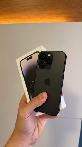 iPhone 14 Pro 256GB Space Black, Seminovo impecável 79%, Garantia