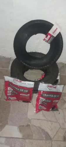 4 Pneus para carrinho de mão + 2 Câmaras de Ar de Brinde com super promoção!