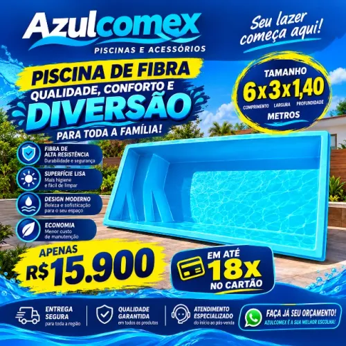 PISCINAS DE FIBRA E ACESSORIO DIRETO DA FABRICA