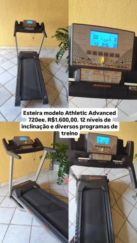Esteira Athletic Advanced 720ee - ACEITO PROPOSTA